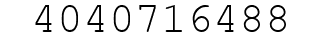 Number 4040716488.