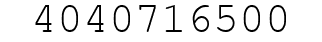 Number 4040716500.