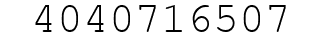 Number 4040716507.