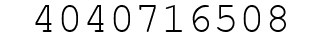 Number 4040716508.