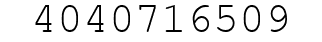 Number 4040716509.