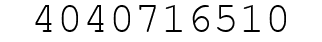 Number 4040716510.
