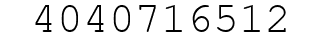 Number 4040716512.