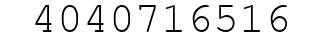Number 4040716516.