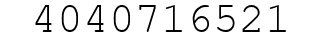 Number 4040716521.