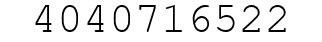 Number 4040716522.
