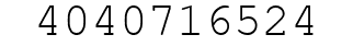 Number 4040716524.