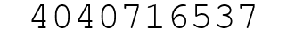 Number 4040716537.