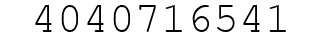 Number 4040716541.