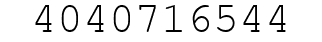 Number 4040716544.