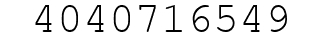 Number 4040716549.