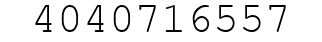 Number 4040716557.