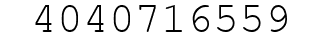 Number 4040716559.