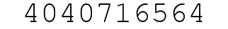 Number 4040716564.