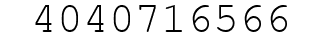 Number 4040716566.