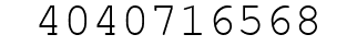 Number 4040716568.