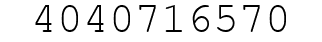 Number 4040716570.