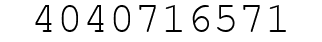 Number 4040716571.