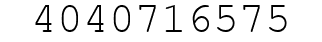 Number 4040716575.