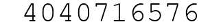 Number 4040716576.