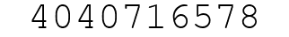 Number 4040716578.