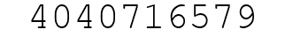Number 4040716579.