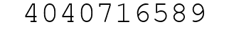 Number 4040716589.