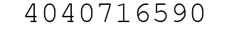 Number 4040716590.