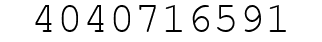 Number 4040716591.
