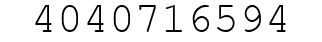 Number 4040716594.