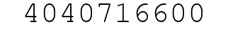 Number 4040716600.