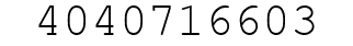 Number 4040716603.