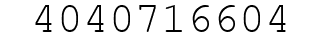 Number 4040716604.