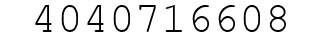 Number 4040716608.