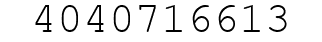 Number 4040716613.