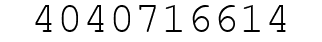 Number 4040716614.