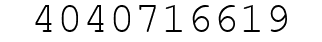 Number 4040716619.