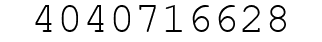 Number 4040716628.