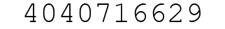 Number 4040716629.