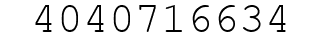 Number 4040716634.