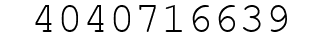 Number 4040716639.