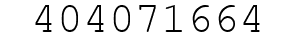 Number 404071664.