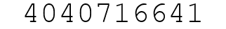 Number 4040716641.