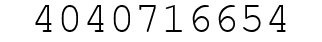 Number 4040716654.