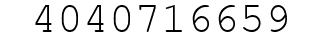 Number 4040716659.