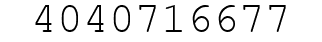 Number 4040716677.