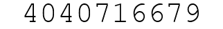 Number 4040716679.