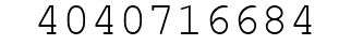 Number 4040716684.