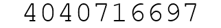 Number 4040716697.