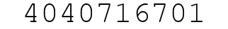 Number 4040716701.